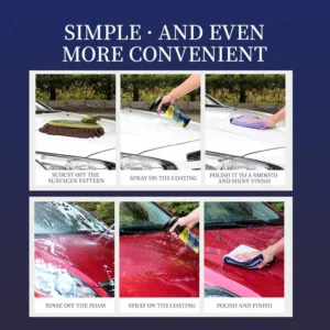 🌹Early Valentine Sale 60% OFF -❤️QIAWI Car Nano quick-coat restore-Coating Spray-Advanced Automobile Quick-acting Coating Agent With Dust -Proof and Glazing Effects -Long Lasting Car Showroom gloss