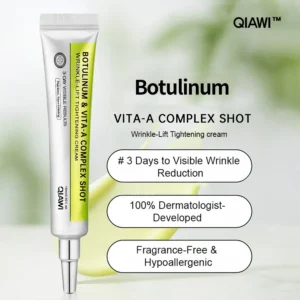 🔥Final 3 Hours: 70%OFF🔥 QIAWI™ Botulinum & Vita-A Complex Shot Wrinkle-Lift Tightening cream✨