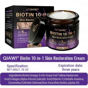 🔥LAST DAY 50% OFF -🔥QIAWI® Biotin 10-in-1 Skin Restoration Cream