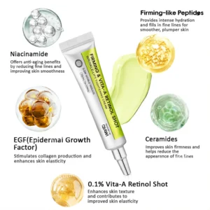 🧠👨‍⚕️Made and shipped from the USA 💫QIAWI® Skin Tightening & Vita-A Retinol Retinol shot Anti-Wrinkle Firming Tightening cream - Last Day Promotion 70% OFF