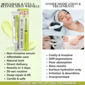 QIAWI® Advanced Peptide Botulinum-Style Vita-A Retinol Lifting Renewal Cream Today Only 70 OFF