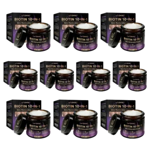 𝐎𝐟𝐟𝐢𝐜𝐢𝐚𝐥 𝐒𝐭𝐨𝐫𝐞 |  🏅 Made and Shipped from USA ✨QIAWI® Biotin 10-in-1 Skin Restoration Cream 🍀