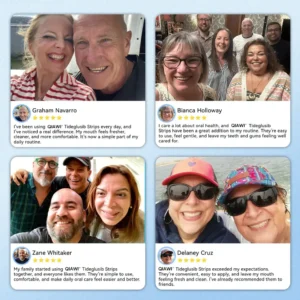 QIAWI® 🦷 Tideglusib Fast‑Dissolving Tooth & Gum Repair Oral Strips 😁 (Supports tooth repair and helps relieve gum discomfort and other common oral concerns)