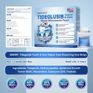 QIAWI® 🦷 Tideglusib Fast‑Dissolving Tooth & Gum Repair Oral Strips 😁 (Supports tooth repair and helps relieve gum discomfort and other common oral concerns)