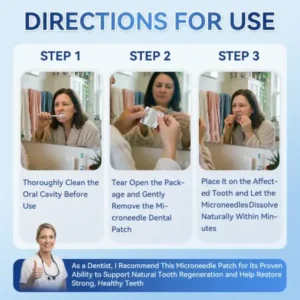 QIAWI® Tideglusib Fast‑Dissolving Tooth & Gum Repair Oral Strips