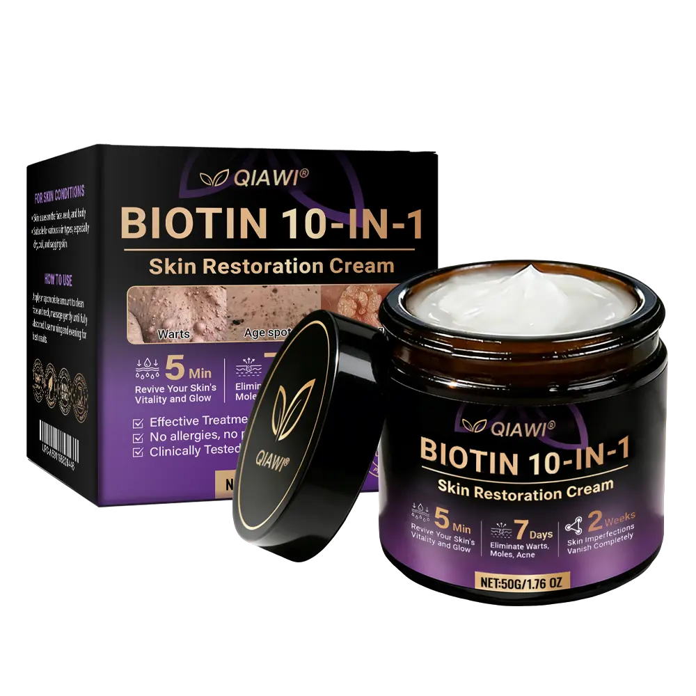 Made and Shipped from USA ✨QIAWI® Biotin 10-in-1 Skin Restoration Crea
– Clenohome