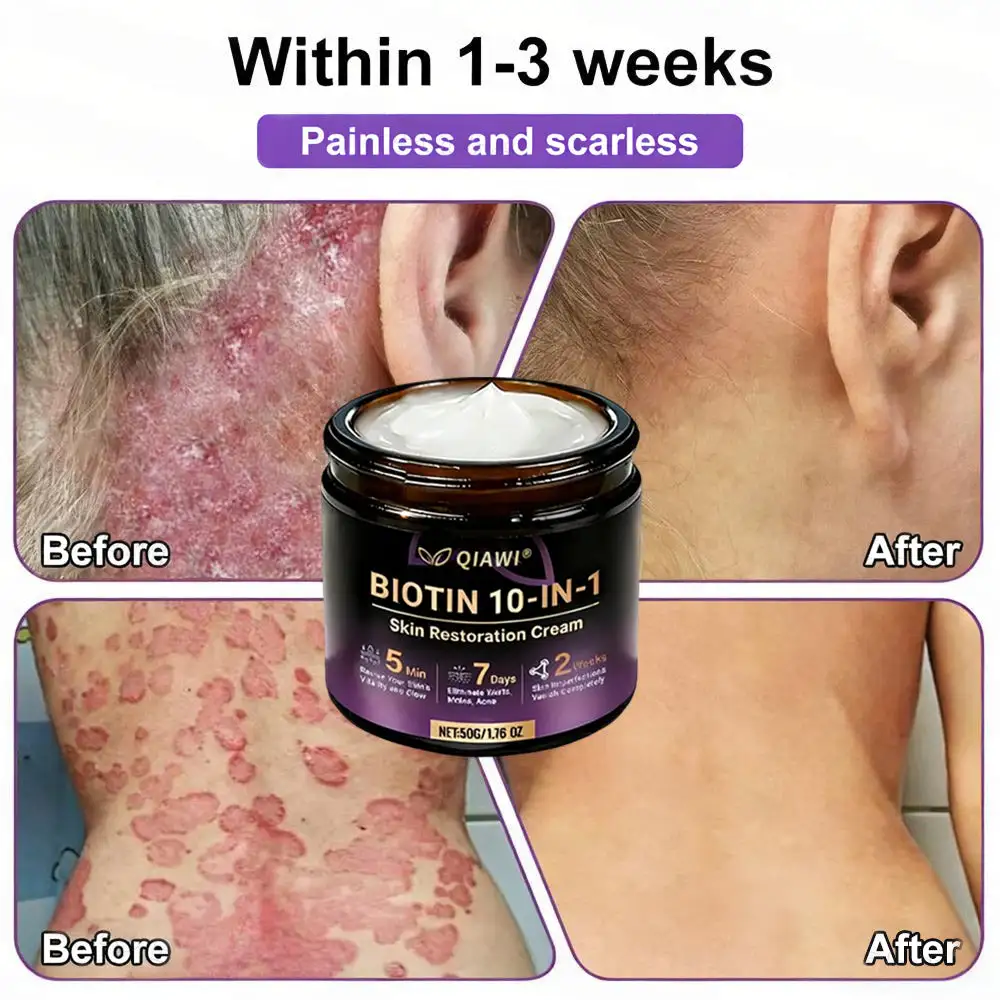 Made and Shipped from USA ✨QIAWI® Biotin 10-in-1 Skin Restoration Crea
– Clenohome