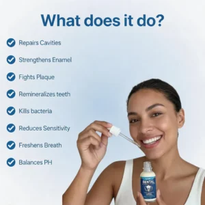 QIAWI Fluoride-Free Hydroxyapatite Tooth Armor Essence & Enamel Repair
