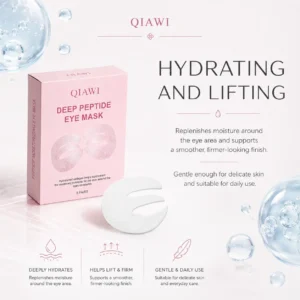 ✨ QIAWI Peptide Collagen Eye Mask – Hydrating, Smoothing & Firming Full-Eye Care 👁️
