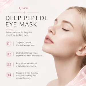 ✨ QIAWI Peptide Collagen Eye Mask – Hydrating, Smoothing & Firming Full-Eye Care 👁️