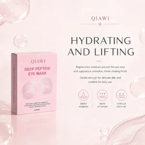 ✨ QIAWI Peptide Collagen Eye Mask – Hydrating, Smoothing & Firming Full-Eye Care 👁️