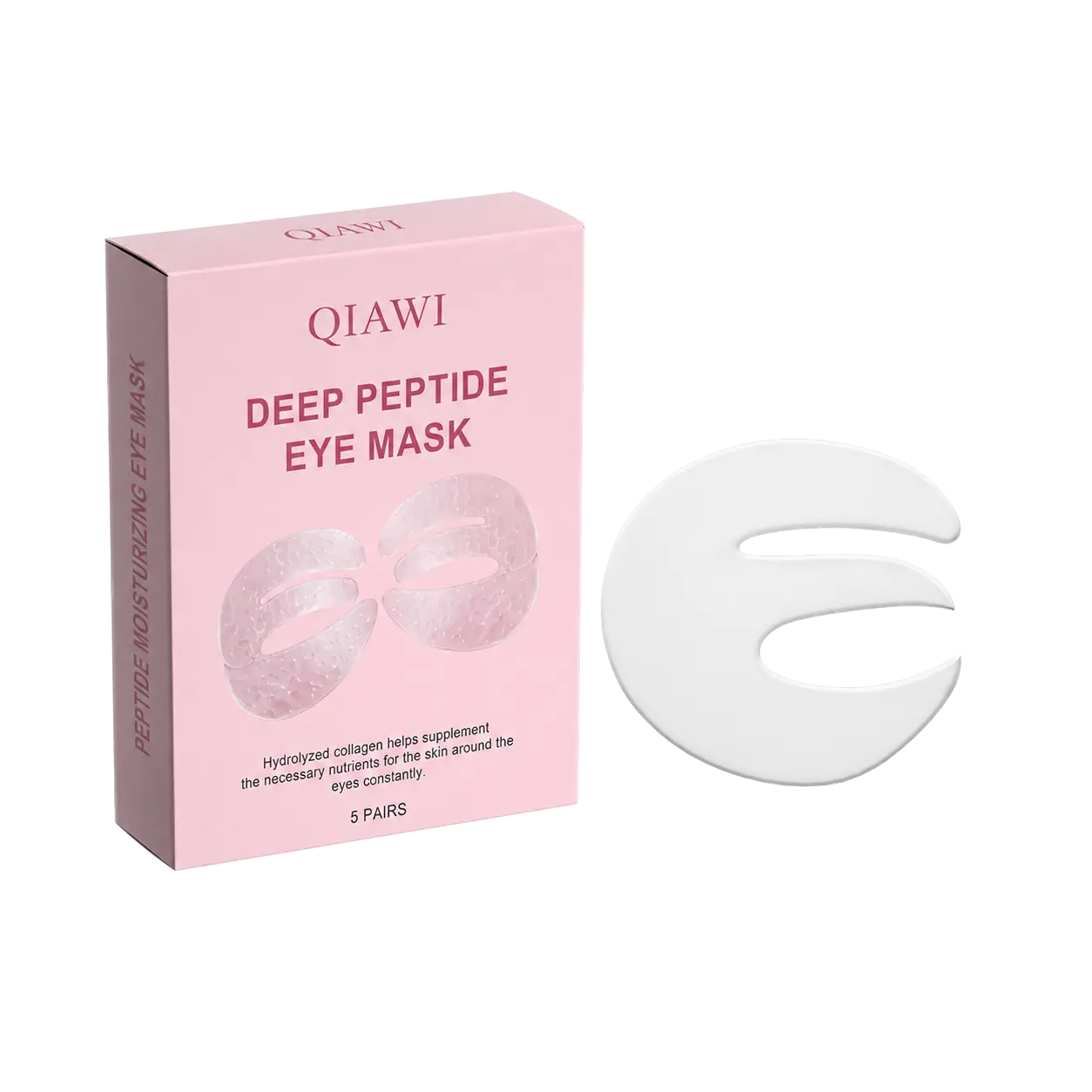 ✨ QIAWI Peptide Collagen Eye Mask – Hydrating, Smoothing & Firming Full-Eye Care 👁️