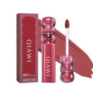 QIAWI Deep Glaze Lip Gloss – Glass-Like High Shine, Lightweight Non-Sticky K-Beauty Inspired Lip Color