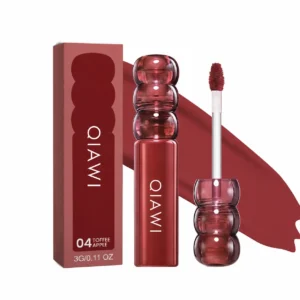 QIAWI Deep Glaze Lip Gloss – Glass-Like High Shine, Lightweight Non-Sticky K-Beauty Inspired Lip Color