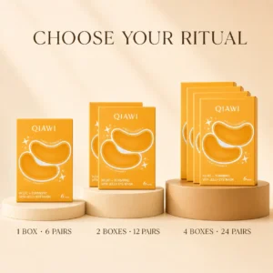 QIAWI Kojic + Turmeric Vita Jelly Eye Mask — 6 Pairs
