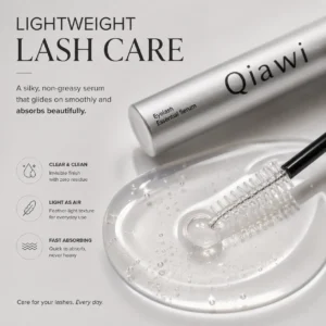 Qiawi Essential Lash Serum — Lightweight Lash Care for Fuller-Looking, Healthier-Looking Lashes