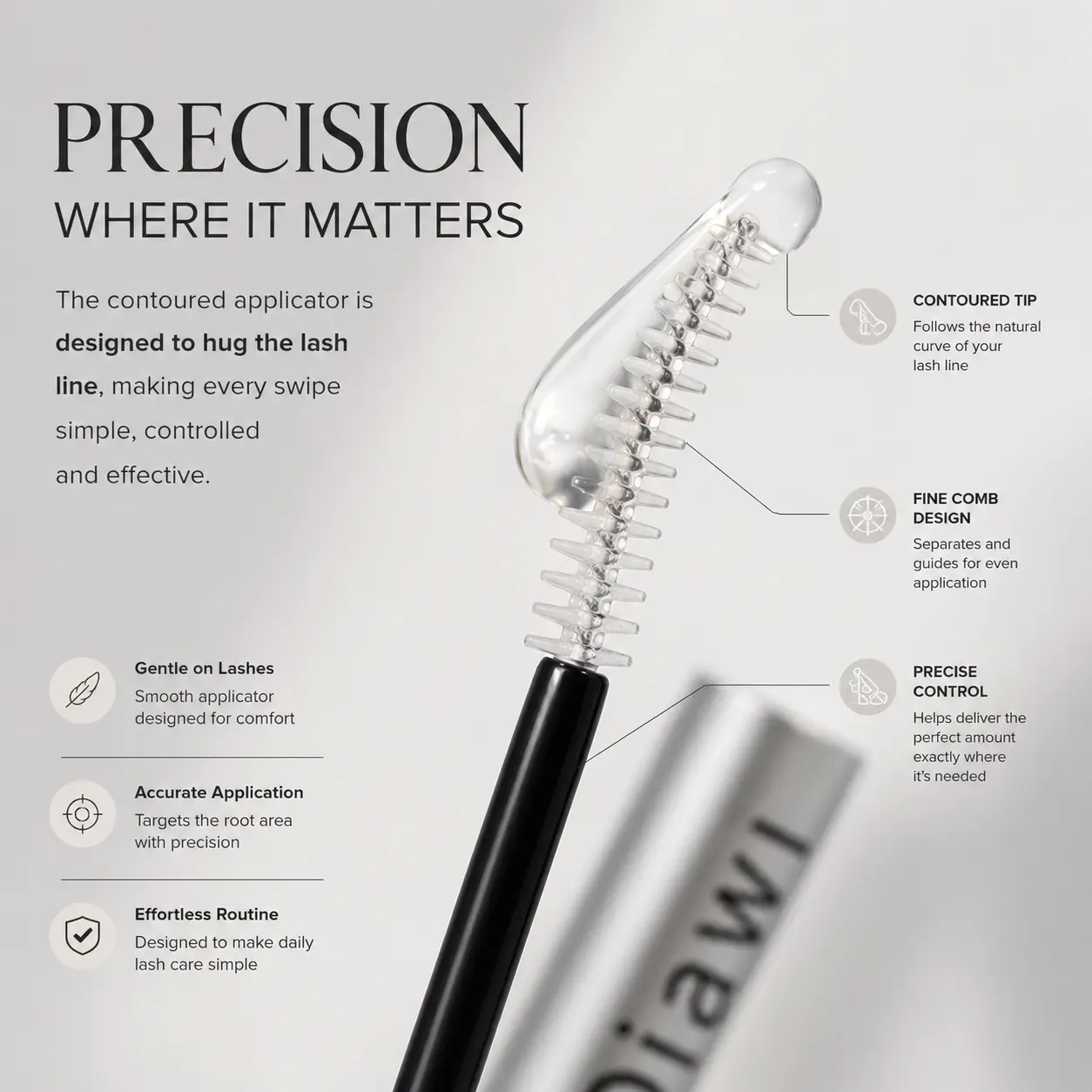 Qiawi Essential Lash Serum — Lightweight Lash Care for Fuller-Looking, Healthier-Looking Lashes