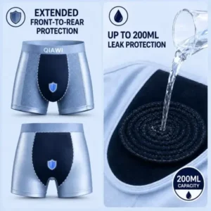 QIAWI™ Premium Leakproof Bamboo Ice Silk Boxer