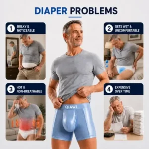 QIAWI™ Premium Leakproof Bamboo Ice Silk Boxer